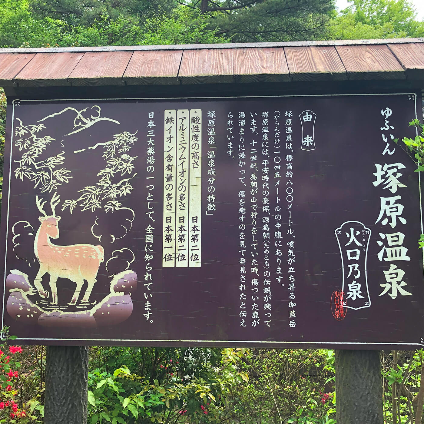 塚原温泉 火口の湯br酸性度の強さ日本第二位